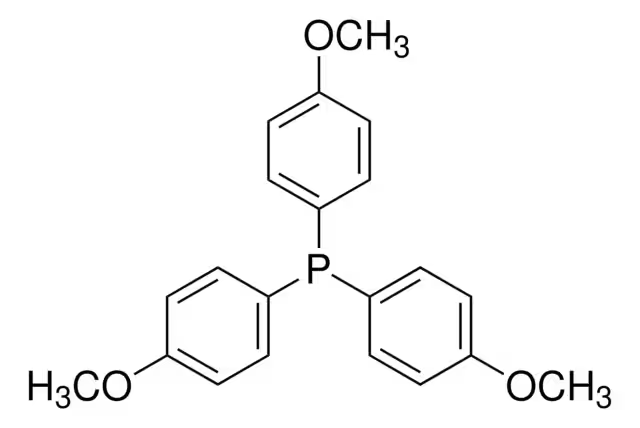 Tris(4-methoxyphenyl)phosphine structure, CAS 855-38-9