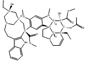 Vinblastine structure, CAS 865-21-4