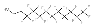 1,1,2,2-Tetrahydroperfluoro dodecanol structure, CAS 865-86-1