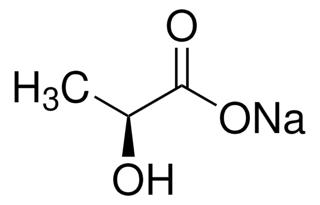 Sodium (S)-lactate structure, CAS 867-56-1