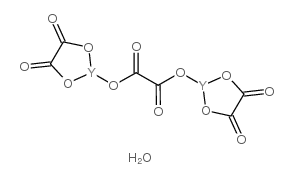 Yttrium oxalate tetrahydrate structure, CAS 867-68-5