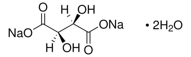 Sodium tartrate structure, CAS 868-18-8
