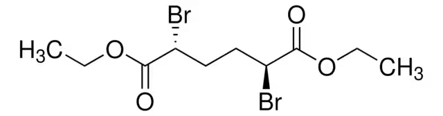 Diethyl 2,5-dibromohexanedioate structure, CAS 869-10-3