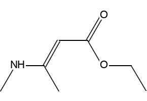 Ethyl 3-(methylamino)-2-butenoate structure, CAS 870-85-9