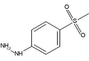 [4-(Methylsulfonyl)phenyl]hydrazine hydrochloride structure, CAS 877-66-7