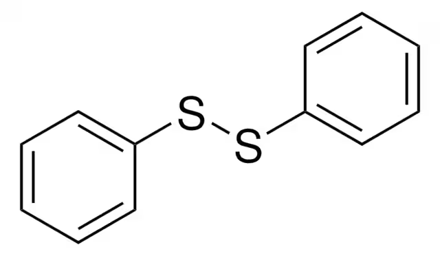 Diphenyl disulfide structure, CAS 882-33-7
