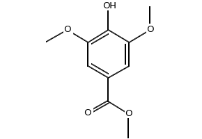 Methyl syringate structure, CAS 884-35-5