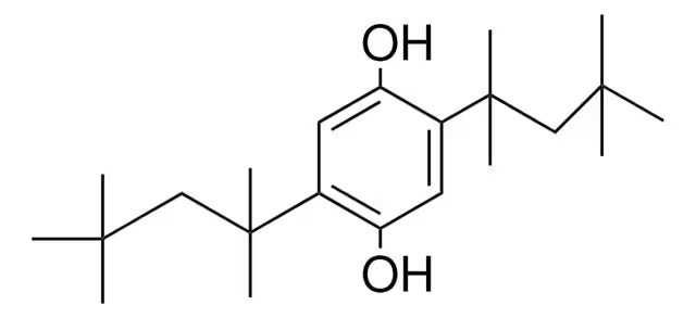 2,5-Bis(1,1,3,3-tetramethylbutyl)hydroquinone structure, CAS 903-19-5