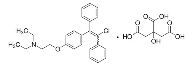 Clomifene structure, CAS 911-45-5