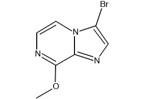 3-BROMO-8-METHOXYIMIDAZO[1,2-A]PYRAZINE structure, CAS 91775-62-1