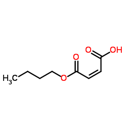 Monobutyl maleate structure, CAS 925-21-3