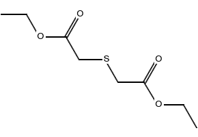 Diethyl 2,2'-thiodiacetate structure, CAS 925-47-3