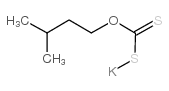Potassium isopentyl dithiocarbonate structure, CAS 928-70-1