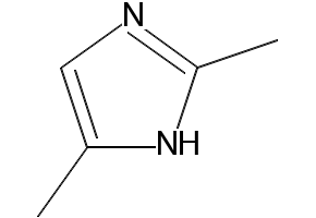2,4-Dimethylimidazole structure, CAS 930-62-1