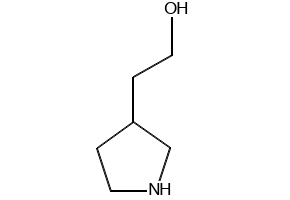 3-Pyrrolidineethanol structure, CAS 931-44-2