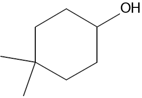 4,4-Dimethylcyclohexan-1-ol structure, CAS 932-01-4
