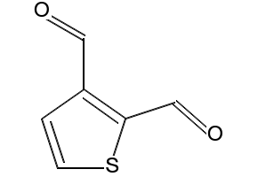 2,3-Thiophenedicarboxaldehyde structure, CAS 932-41-2