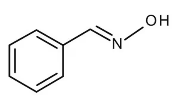 Benzaldoxime structure, CAS 932-90-1