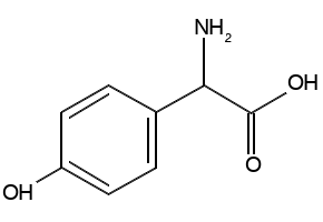 4-Hydroxyphenylglycine structure, CAS 938-97-6