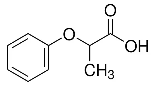2-Phenoxypropionic acid structure, CAS 940-31-8