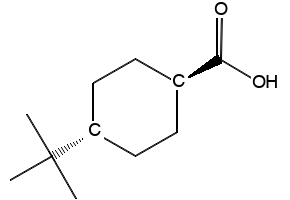 trans-4-tert-Butylcyclohexanecarboxylic acid structure, CAS 943-29-3