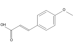 4-Methoxycinnamic acid structure, CAS 943-89-5