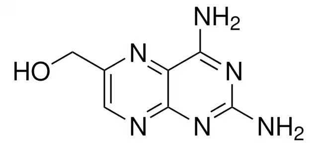 2,4-Diamino-6-(hydroxymethyl)pteridine structure, CAS 945-24-4