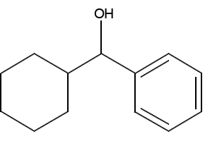 Cyclohexyl(phenyl)methanol structure, CAS 945-49-3