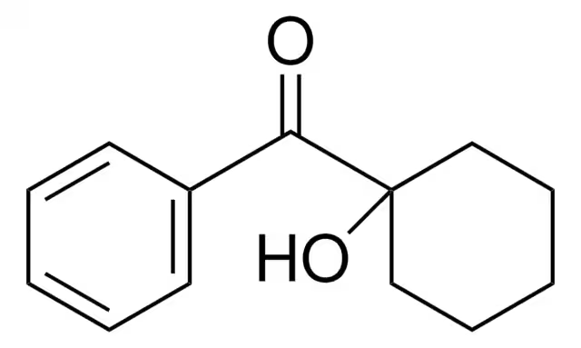 1-Hydroxycyclohexyl phenyl ketone structure, CAS 947-19-3