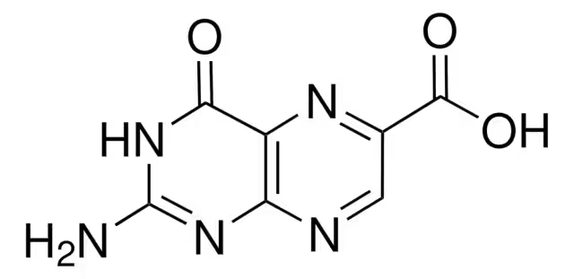 Pterin-6-carboxylic acid structure, CAS 948-60-7