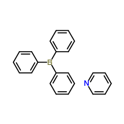 Pyridine-triphenylborane structure, CAS 971-66-4