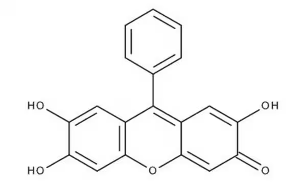 Phenylfluorone structure, CAS 975-17-7