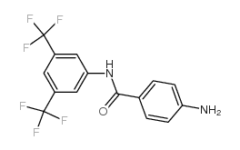 4-Amino-N-[3,5-bis(trifluoromethyl)phenyl]benzamide structure, CAS 976-50-1