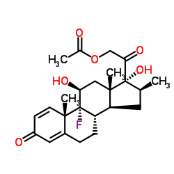 Betamethasone 21-acetate structure, CAS 987-24-6