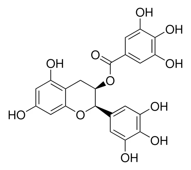 (-)-Epigallocatechin gallate structure, CAS 989-51-5