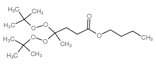 Butyl 4,4-bis(tert-butyldioxy)valerate structure, CAS 995-33-5