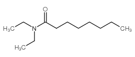 N,N-Diethyloctanamide structure, CAS 996-97-4