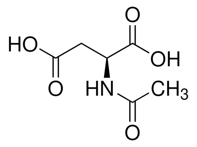 N-Acetyl-L-aspartic acid structure, CAS 997-55-7
