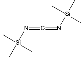 Bis(trimethylsilyl)carbodiimide structure, CAS 1000-70-0