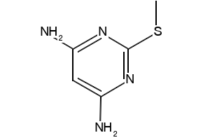 4,6-Diamino-2-methylthiopyrimidine structure, CAS 1005-39-6