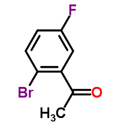 2'-Bromo-5'-fluoroacetophenone structure, CAS 1006-33-3