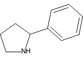 2-Phenylpyrrolidine structure, CAS 1006-64-0
