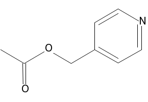 4-Acetoxymethylpyridine structure, CAS 1007-48-3