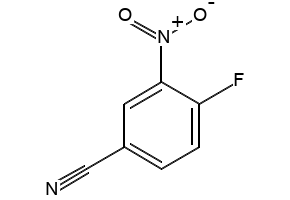 3-Nitro-4-fluorobenzonitrile structure, CAS 1009-35-4