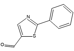 2-Phenylthiazole-5-carbaldehyde structure, CAS 1011-40-1