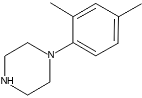 1-(2,4-Dimethylphenyl)piperazine structure, CAS 1013-76-9