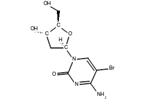 5-Bromo-2'-deoxycytidine structure, CAS 1022-79-3