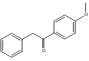 1-(4-Methoxyphenyl)-2-phenylethanone structure, CAS 1023-17-2