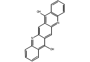 Pigment Violet 19 structure, CAS 1047-16-1