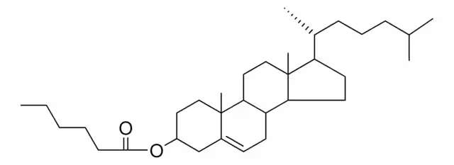 Cholesteryl hexanoate structure, CAS 1062-96-0